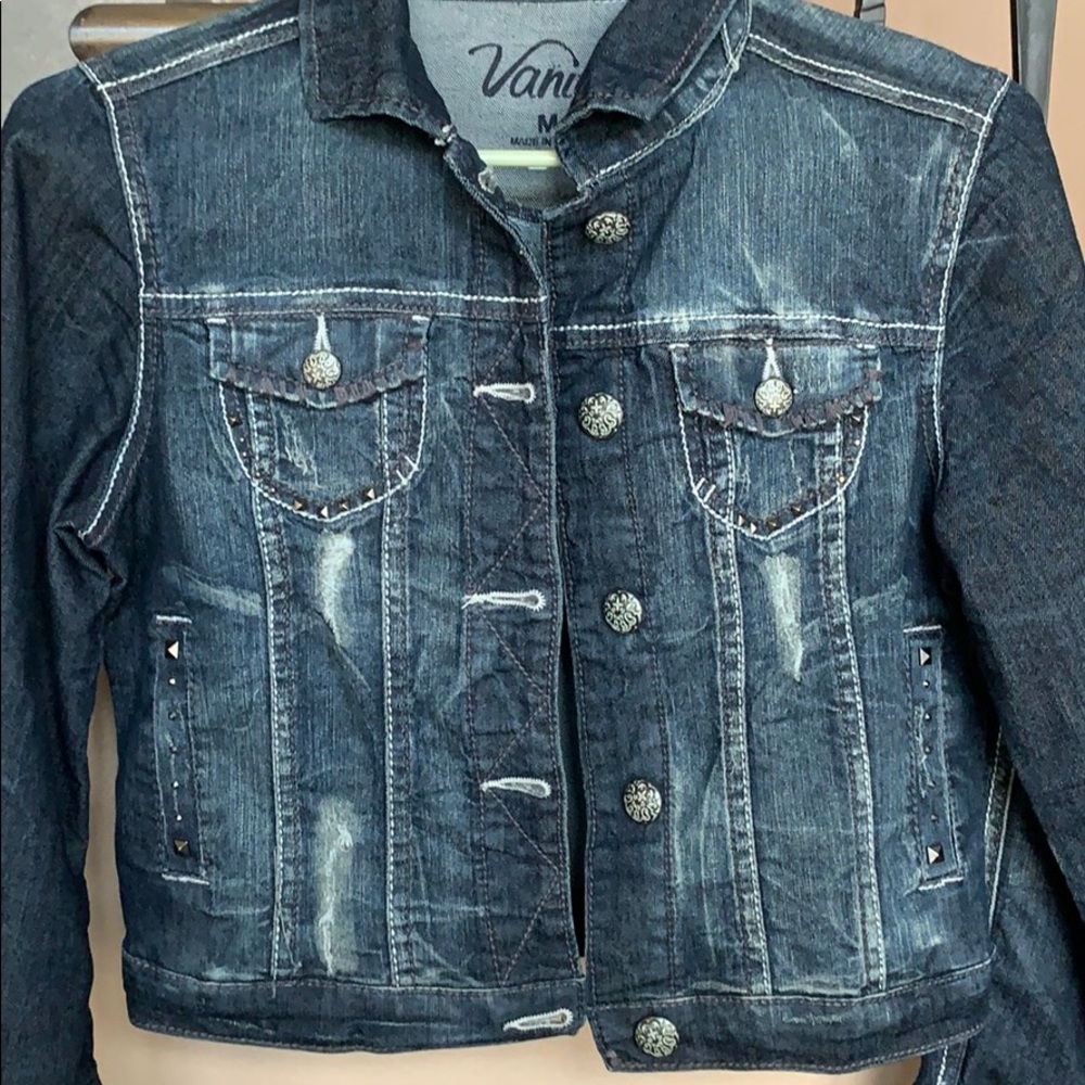 •VANITY• jean jacket - Picture 3 of 6